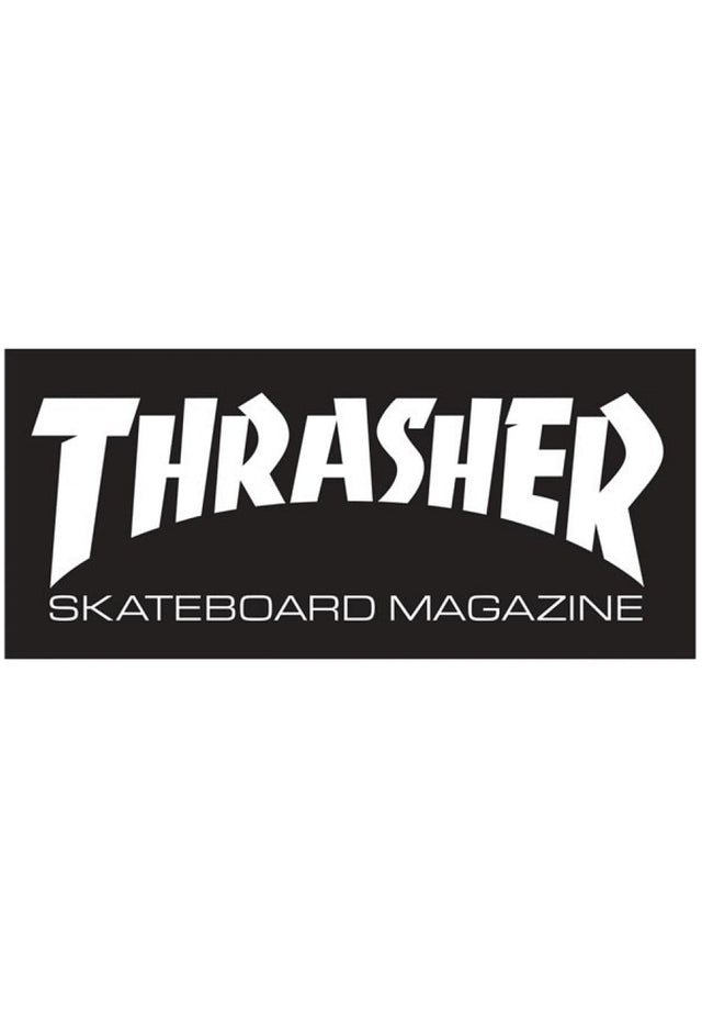 Skate Mag Standard Sticker black Vorderansicht