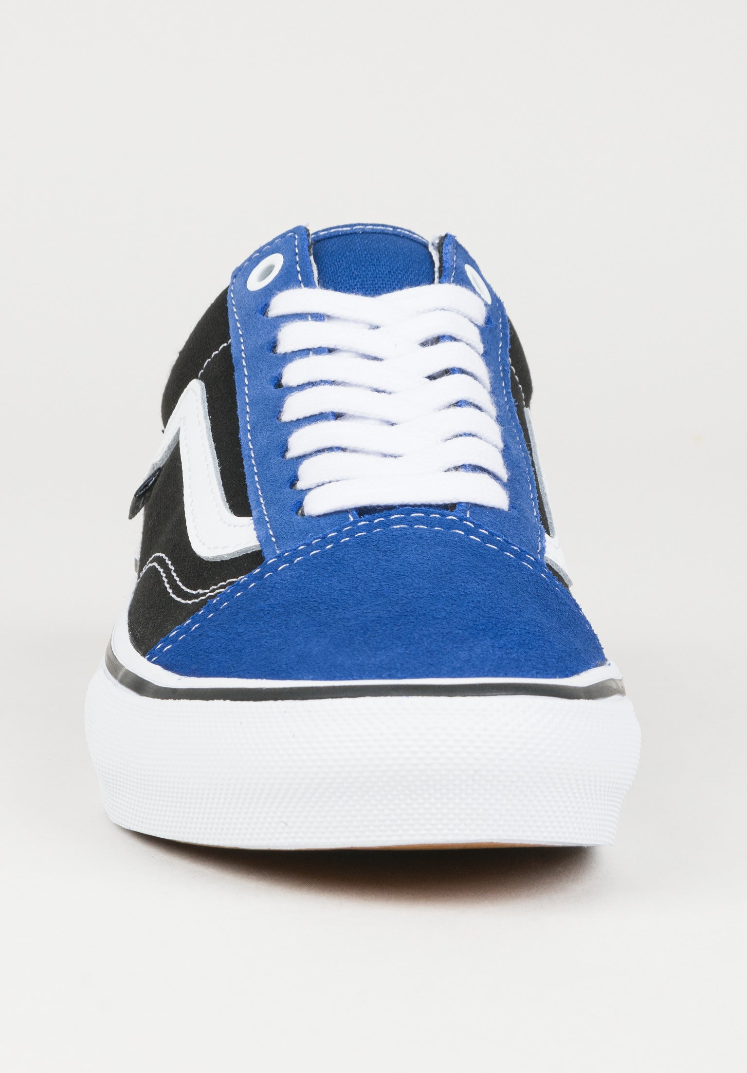 Blue black and white old skool vans hotsell