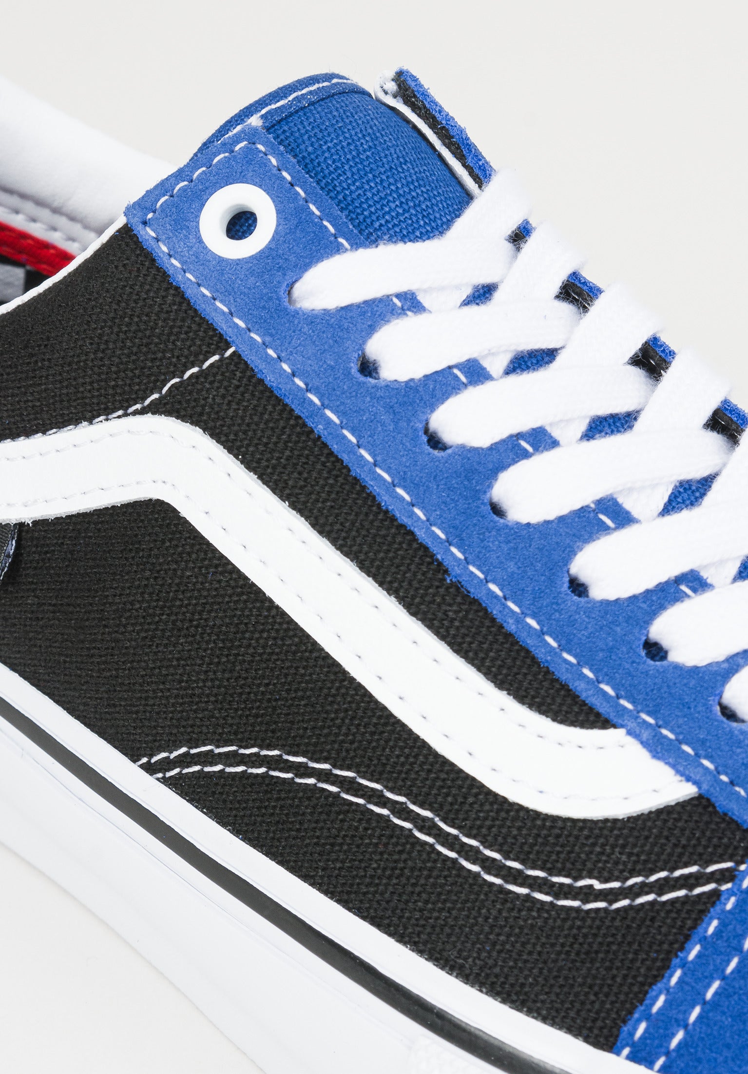 Skate Old Skool Vans Mens Shoes in blue black white for Men TITUS