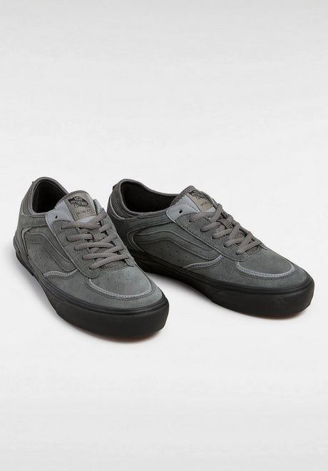 Skate Rowley suedecharcoal-black Rueckenansicht