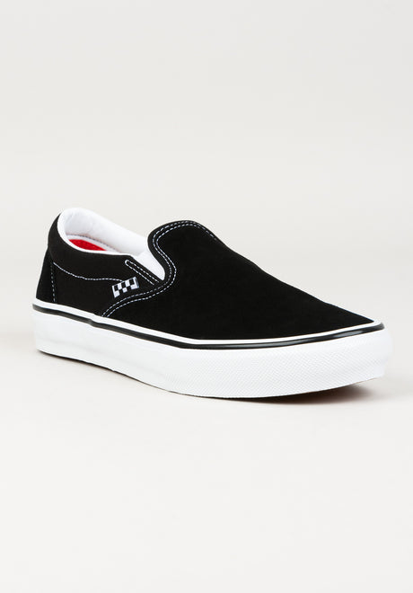 Skate Slip-On black-white Vorderansicht