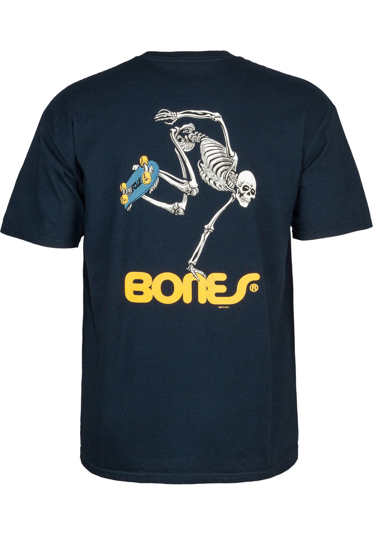 Skateboard Skeleton navy Closeup1