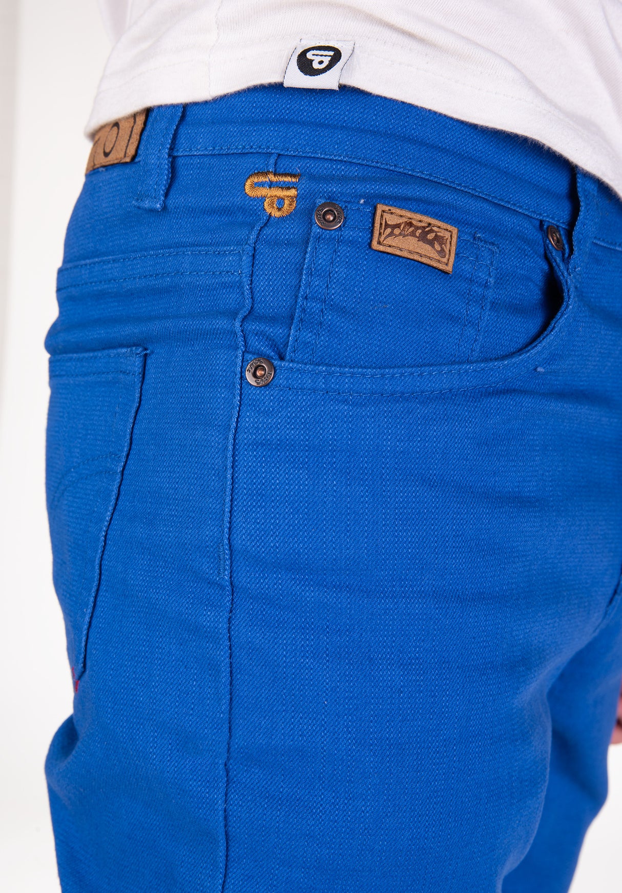 Skinny Fit royalblue Closeup2