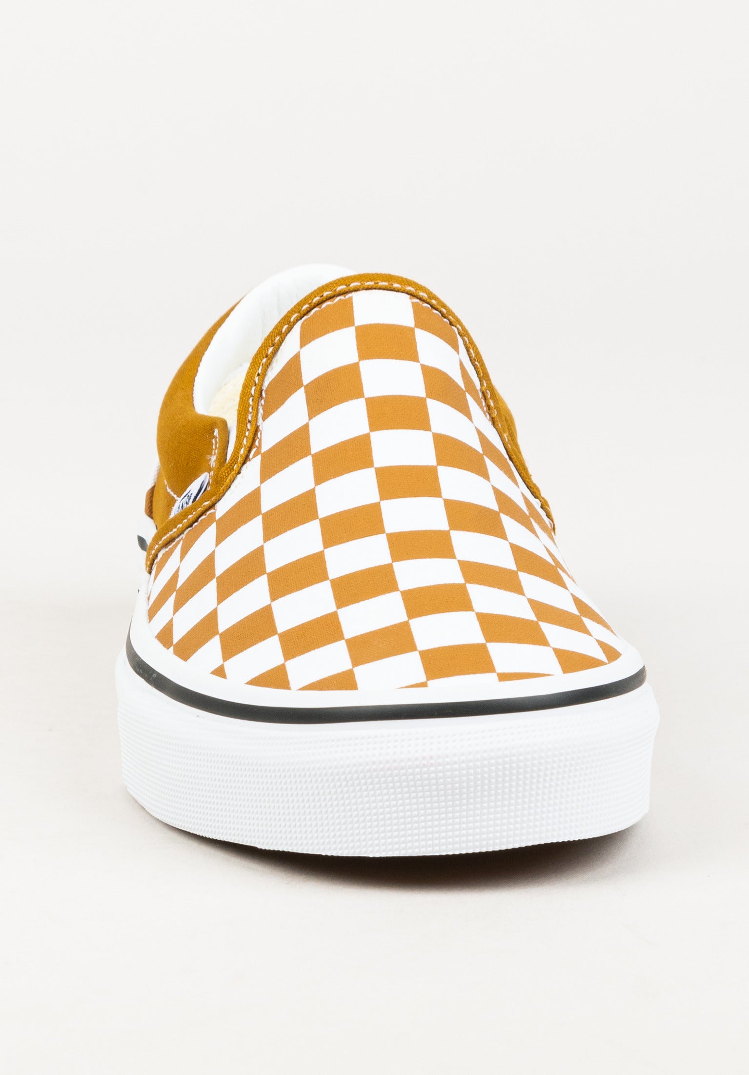 Orange checkered vans online