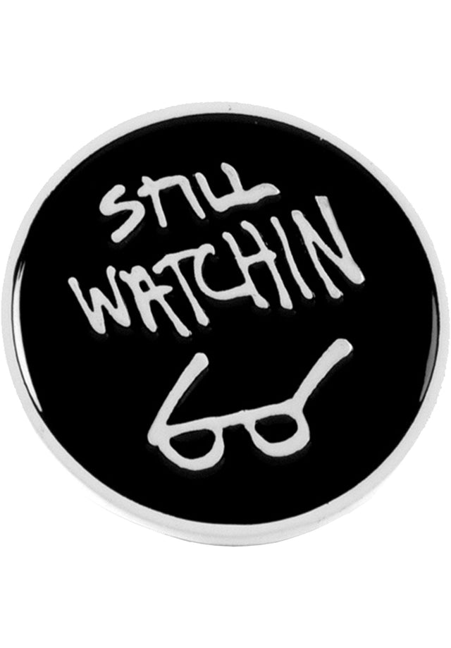 Still Watchin Lapel Pin black Vorderansicht