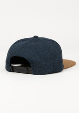 Suede 6-Panel bluespackle Rueckenansicht