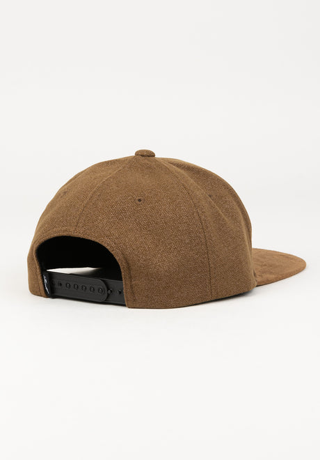 Suede 6-Panel lattebrown Rueckenansicht