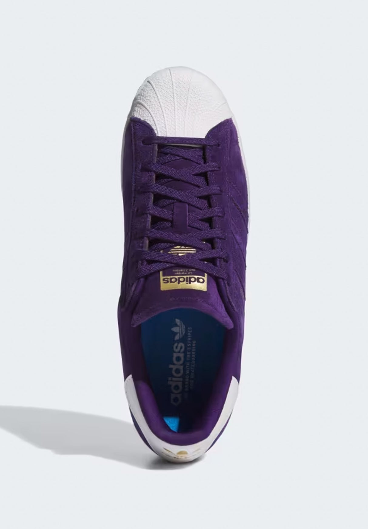 Superstar ADV collegiatepurple-zerometallic-goldmetallic Closeup1