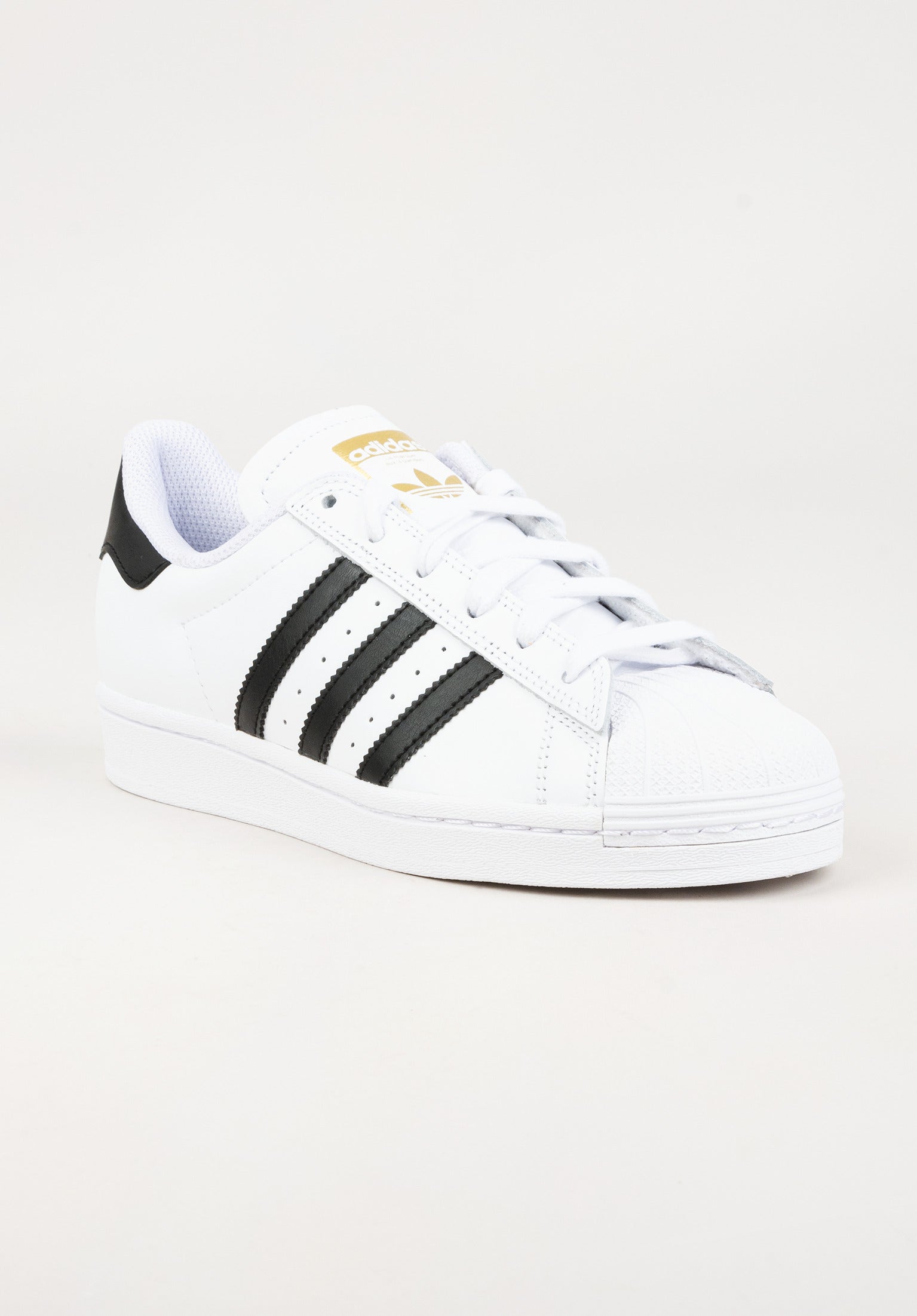 Gold and white superstar best sale