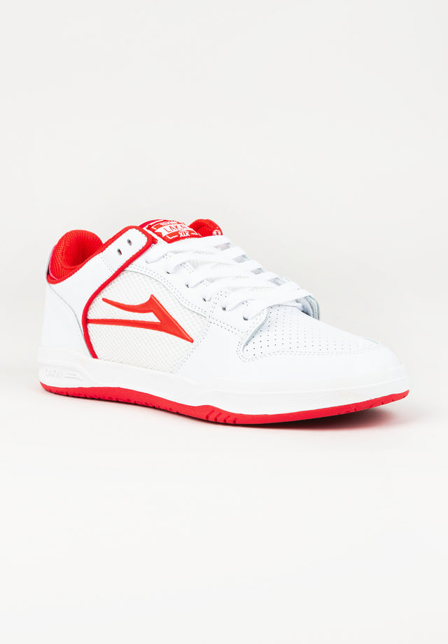 Telford Low white-red-suede Vorderansicht