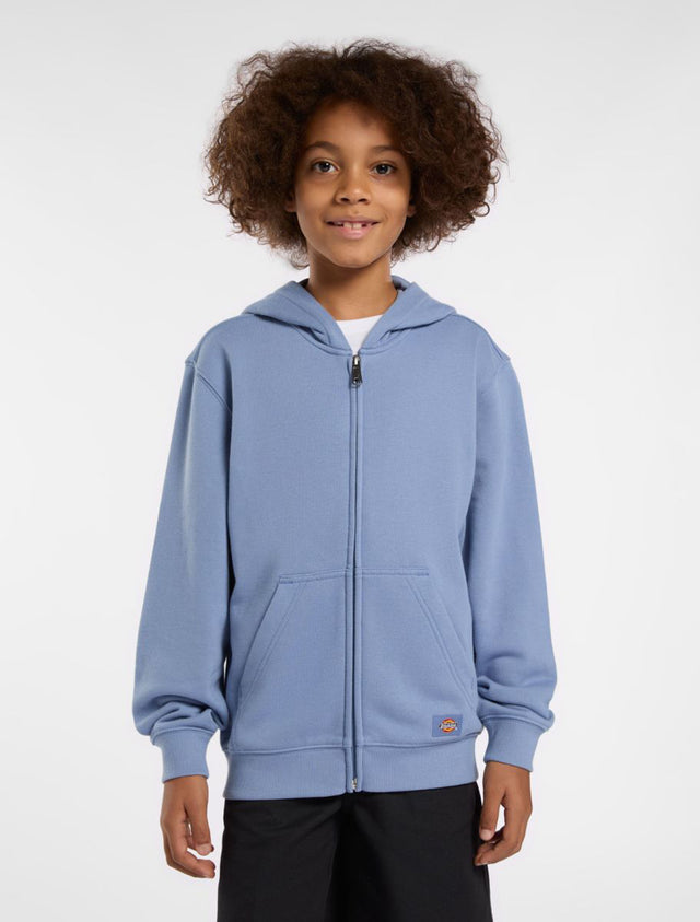 Terry Full Zip Youth countryblue Vorderansicht