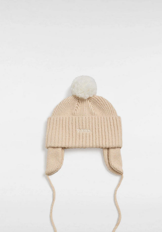 Vans 66 Earflap Pom marshmallow Vorderansicht