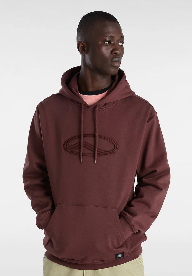 Vans Oval Loose Fleece bitter-chocolate Vorderansicht