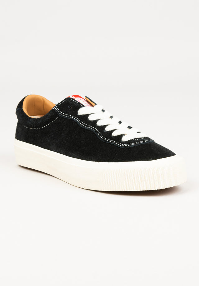 VM001 Suede Low black-white Vorderansicht