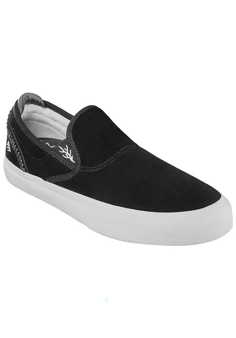 Wino G6 Slip-On black-white-white Rueckenansicht