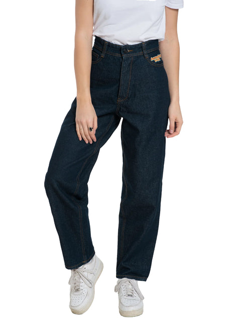 X-tra Baggy Women indigo Rueckenansicht