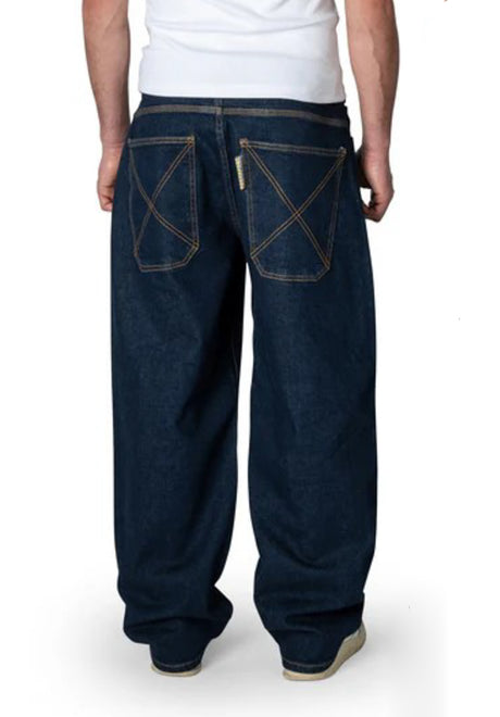 X-Tra Monster Denim indigo Rueckenansicht