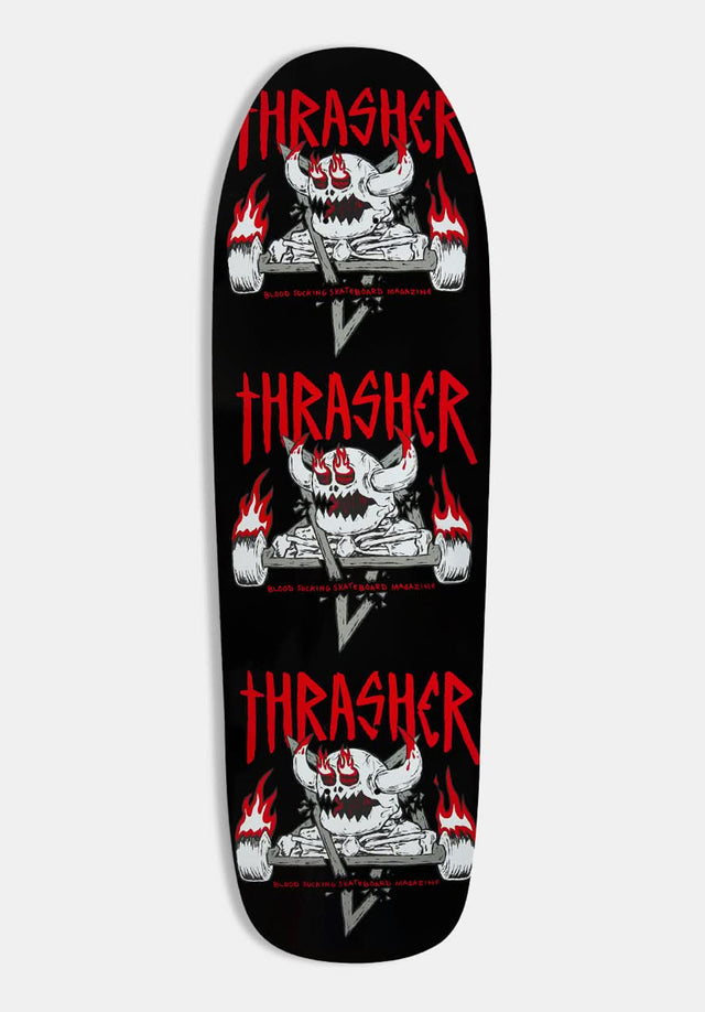 x Thrasher Monster-Gram Shaped black Vorderansicht