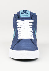 Zoom Blazer Mid midnightnavy-noiseaqua-midnightnavy Rueckenansicht