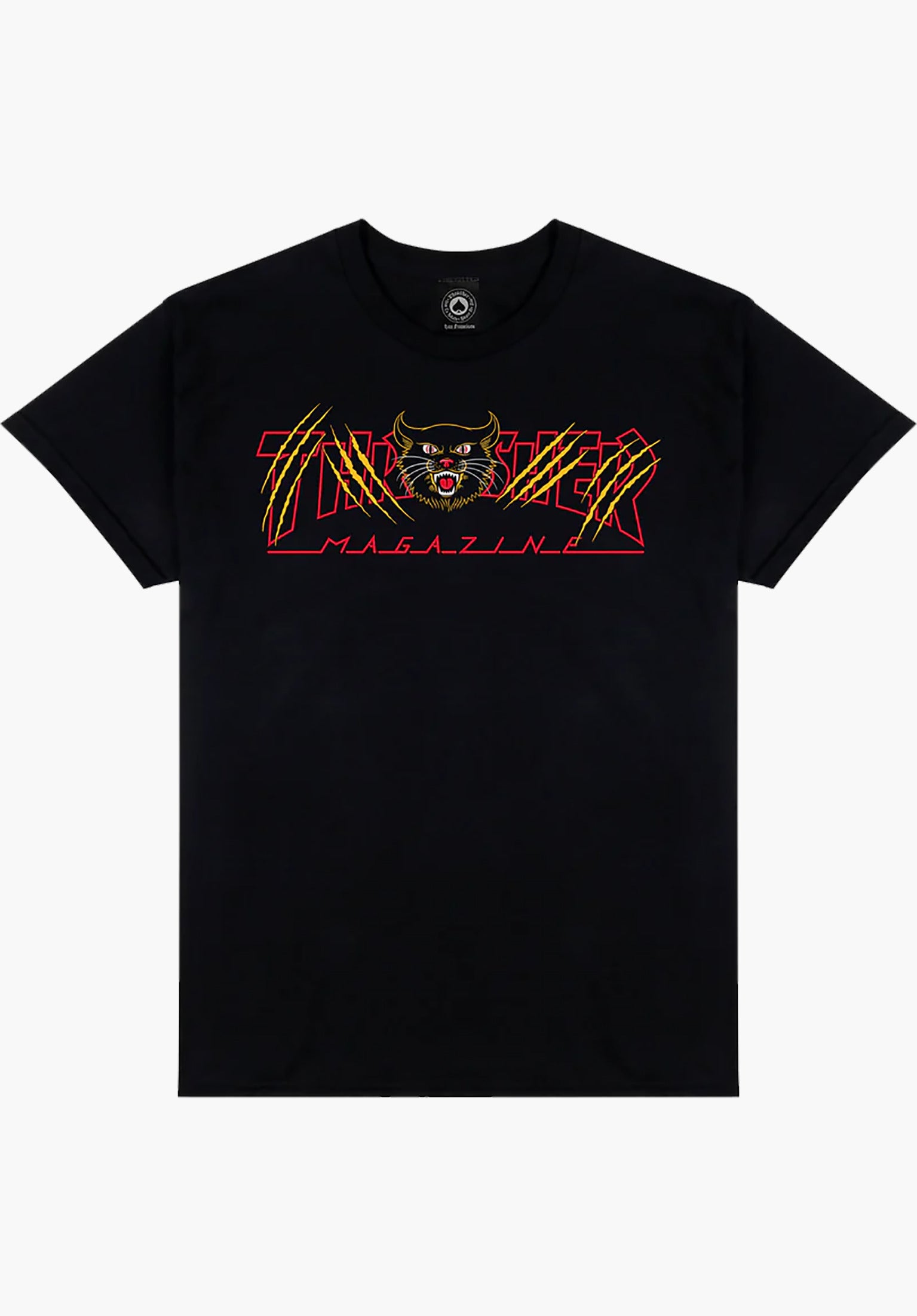 Gato Thrasher T shirt en black pour Homme TITUS