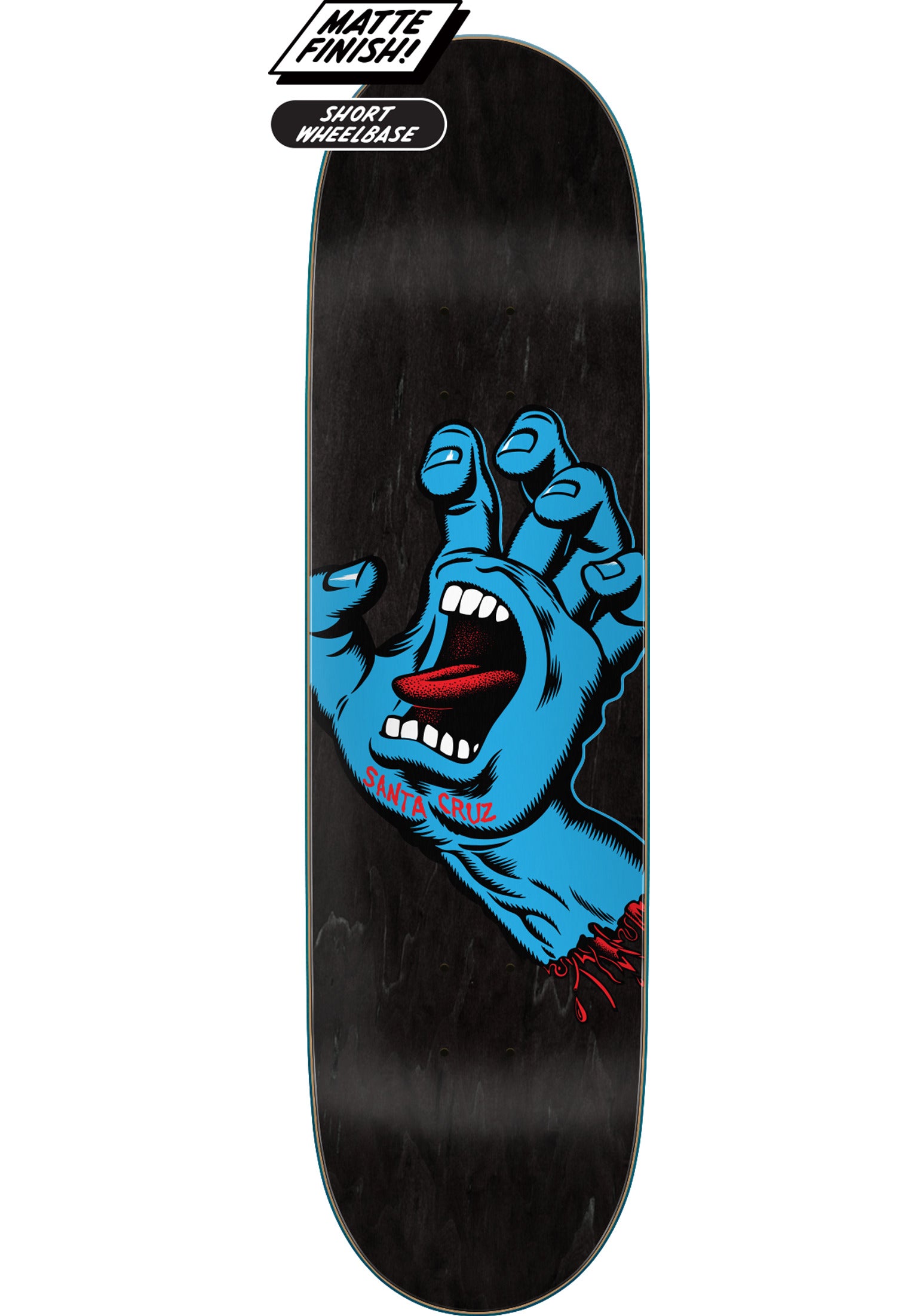 Screaming Hand Full Santa-Cruz Skateboard Complete in black – TITUS