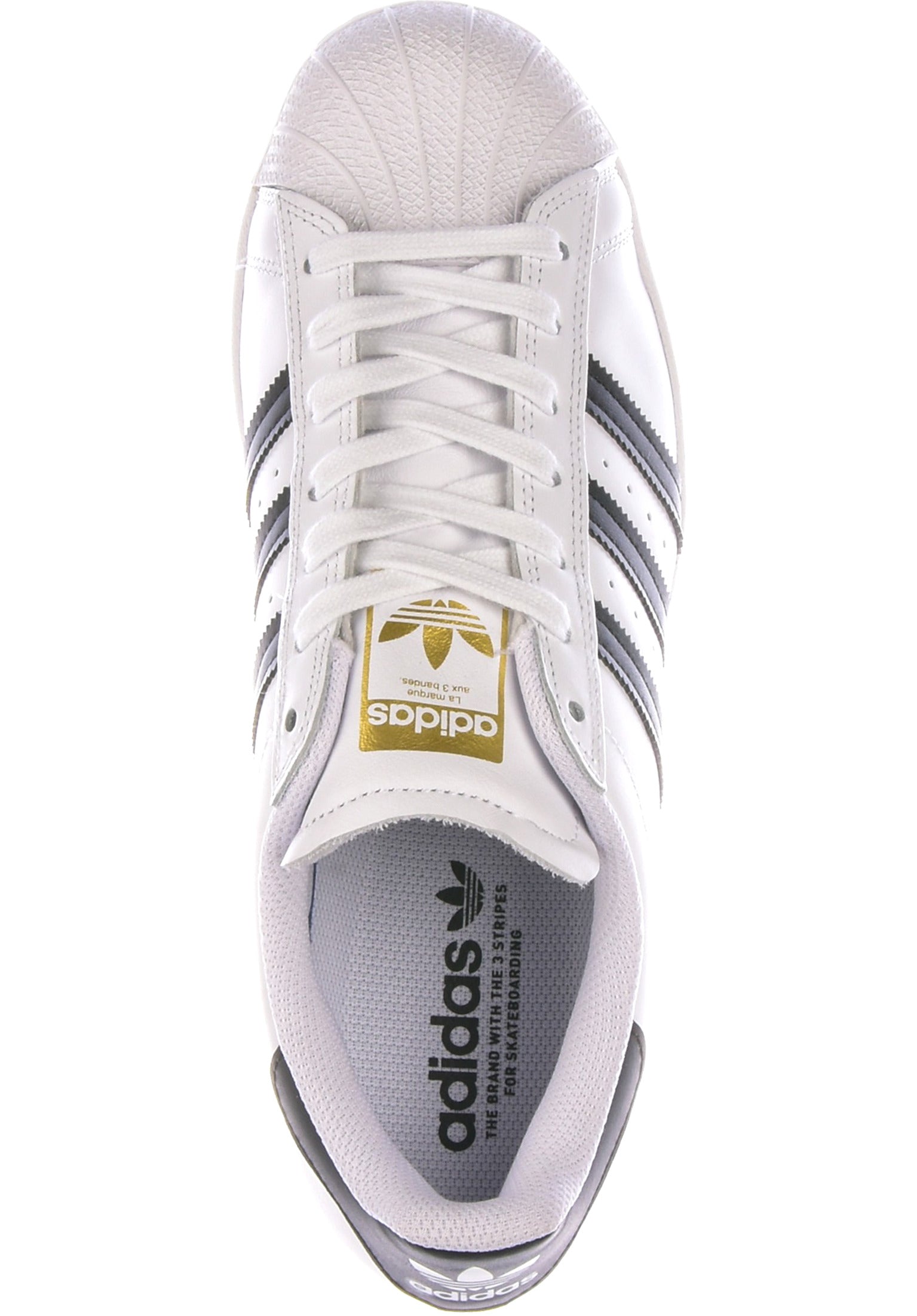 Superstar ADV adidas skateboarding Mens Shoes in white coreblack