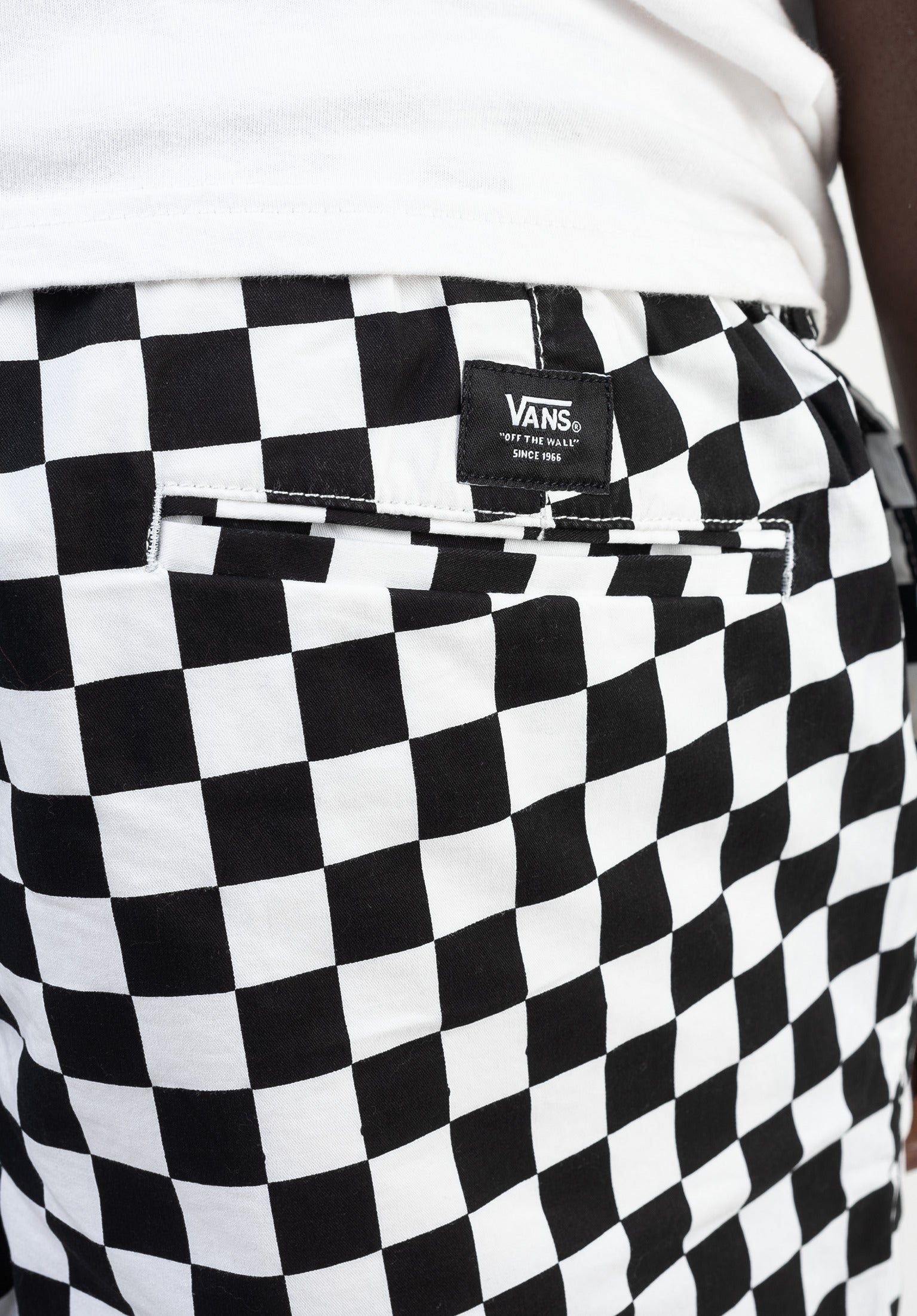 Checkerboard shorts sales vans