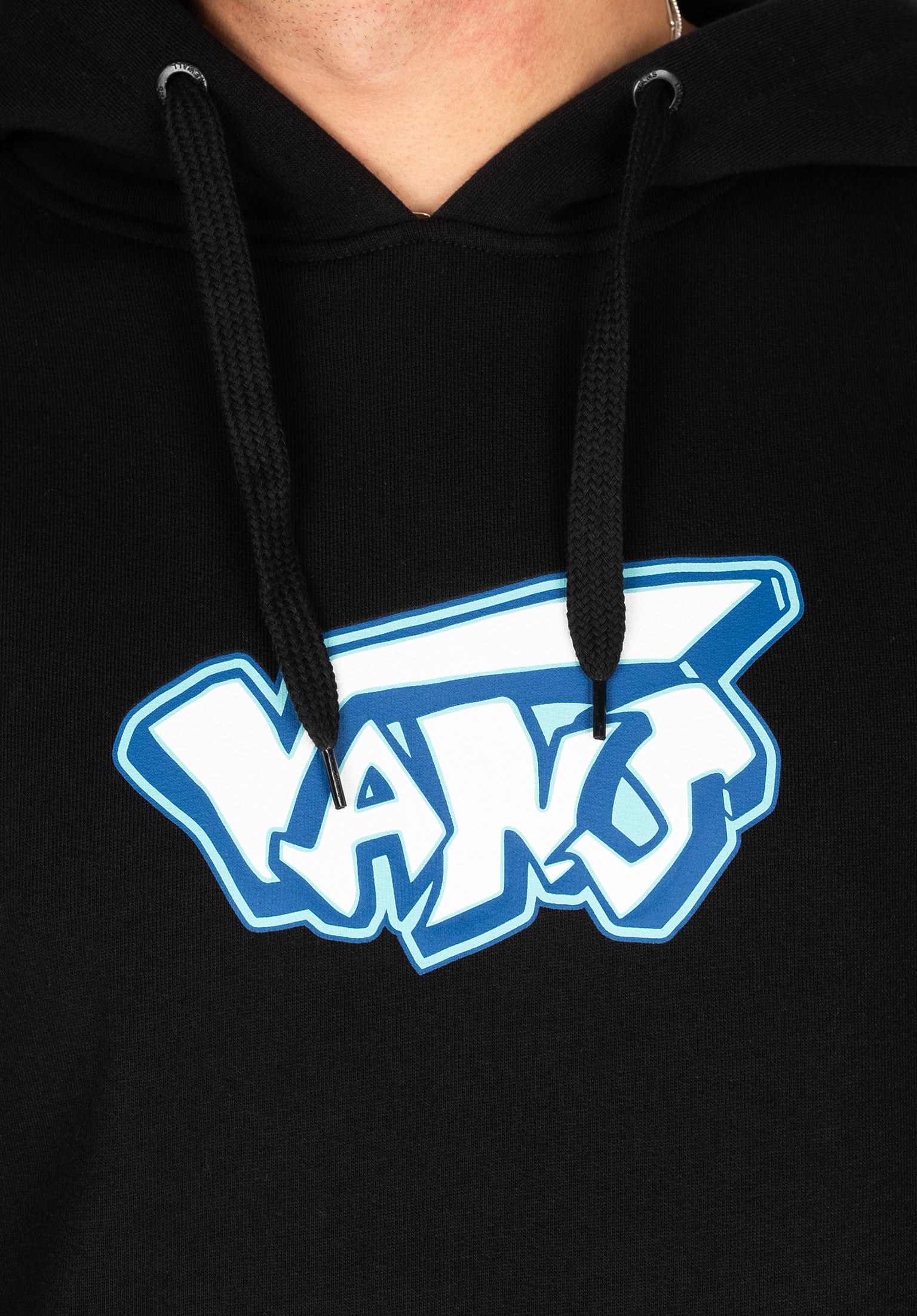 Retro Drop Vans Hoodie in black for Men TITUS