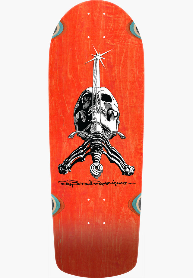 OG Ray Rodriguez Snub Nose Skull & Sword orange stain Vorderansicht