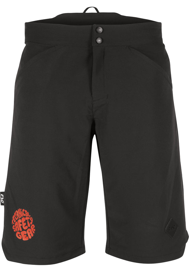 SP6 Bike Shorts black Vorderansicht