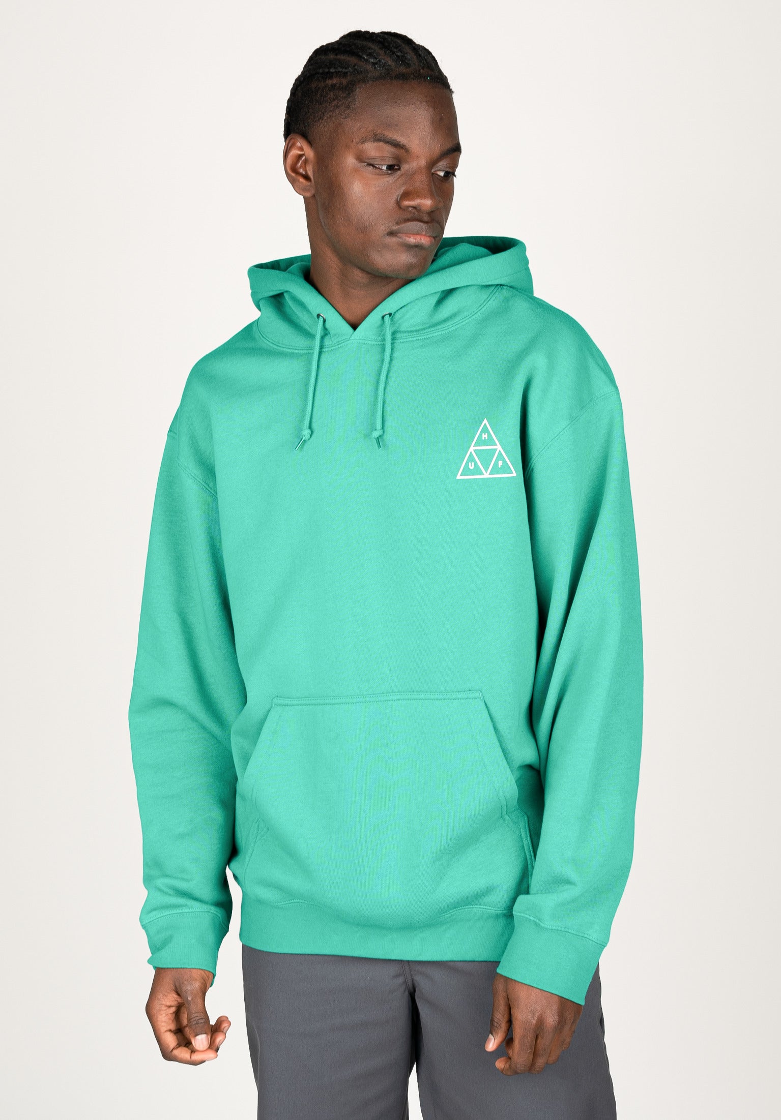 Green shop huf hoodie