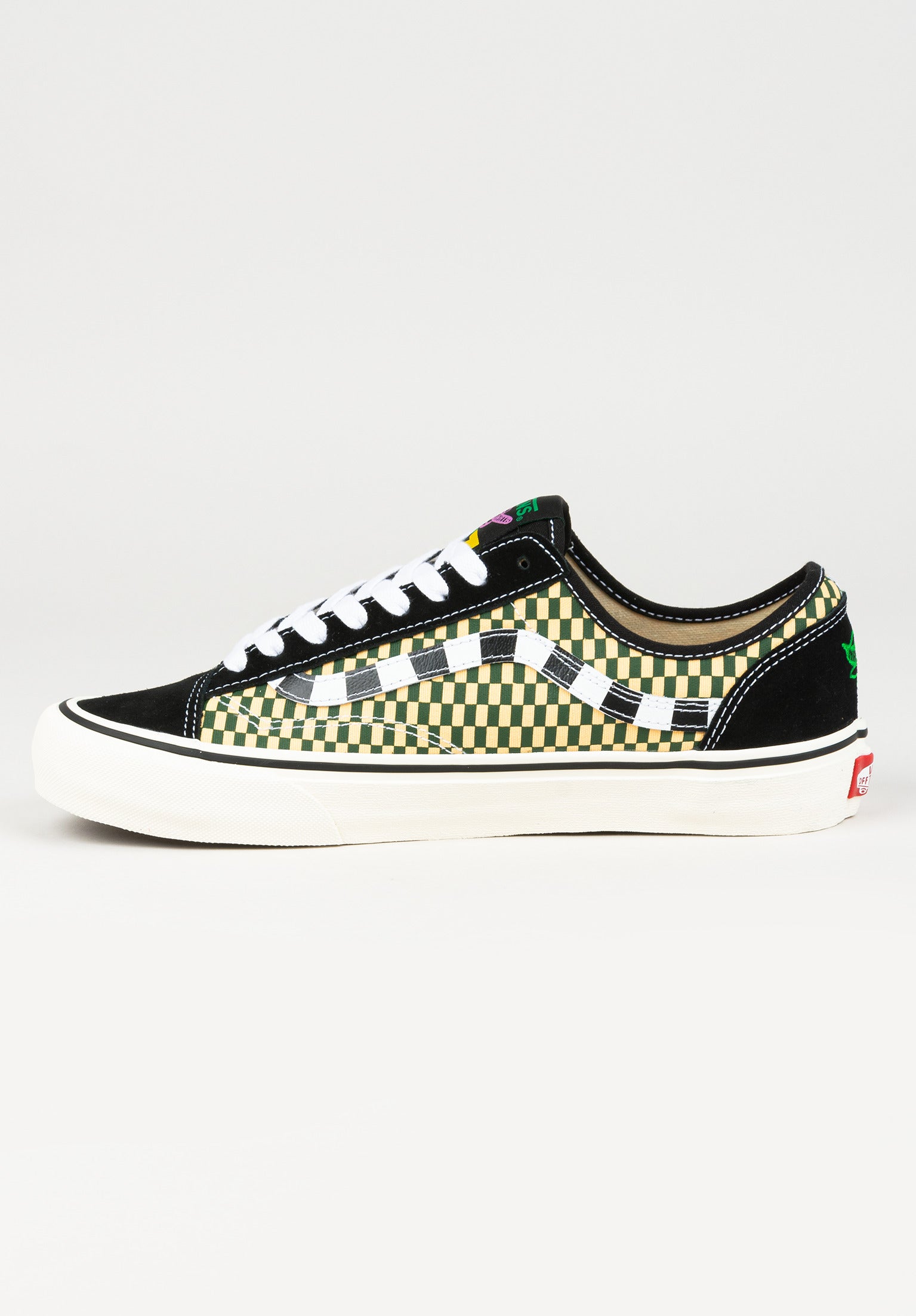 Black and best sale gold vans mens