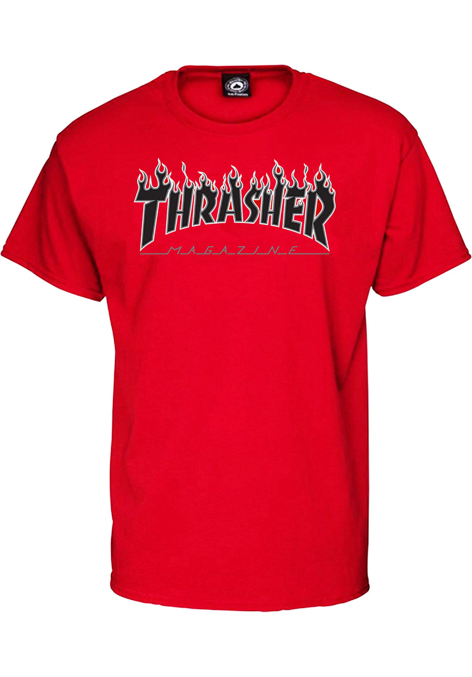 Red thrasher sales t shirt