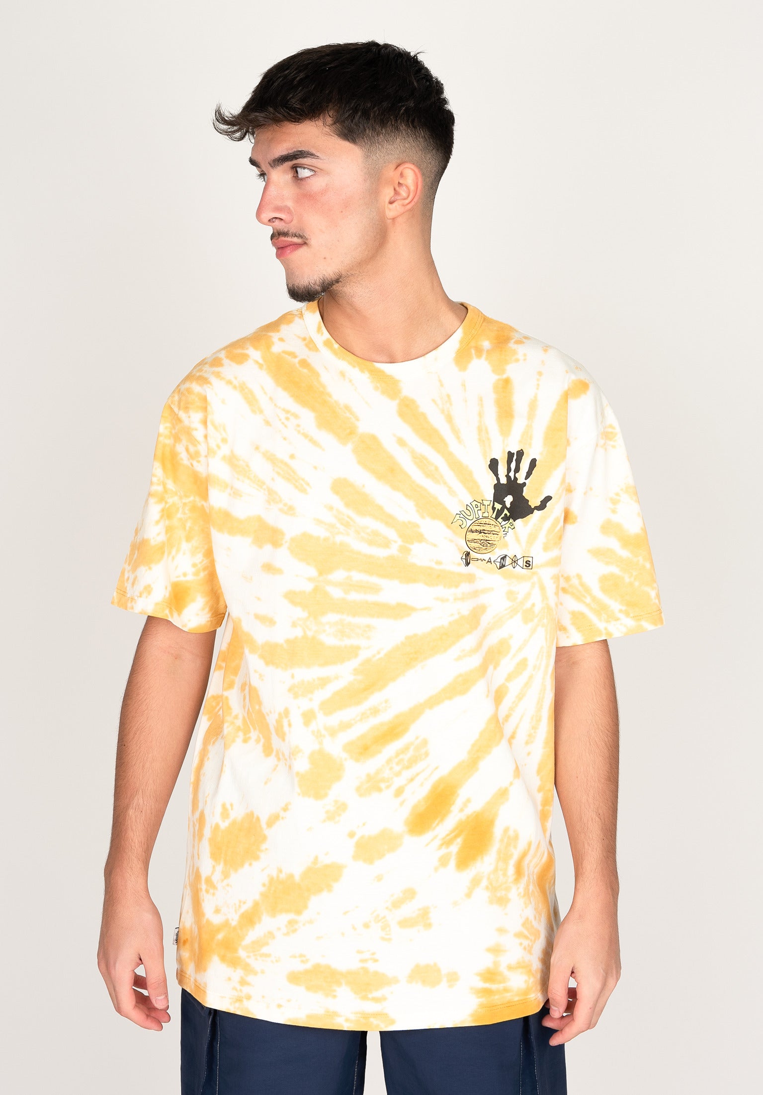 Vans yellow shop tie dye