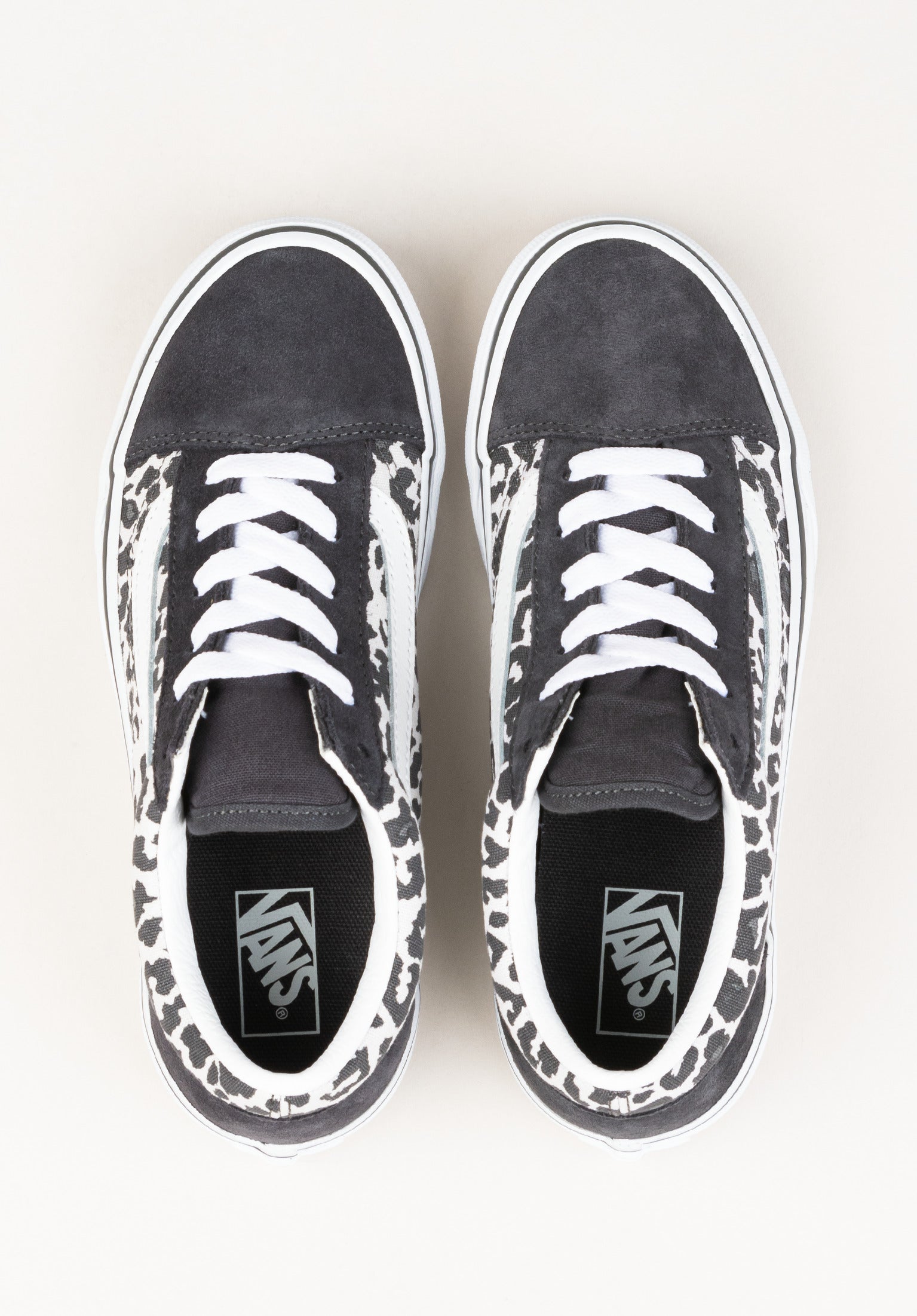 Vans hot sale grey leopard