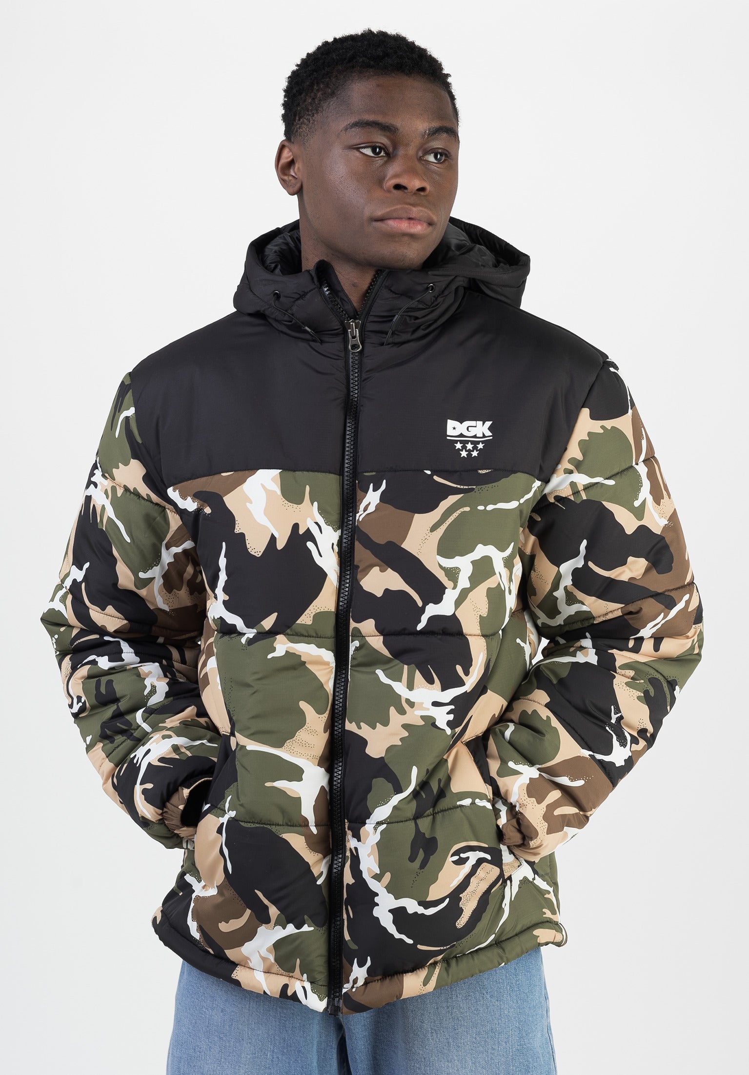 camouflage winter jacket nahar,green print & two in one – JaihindStore.in