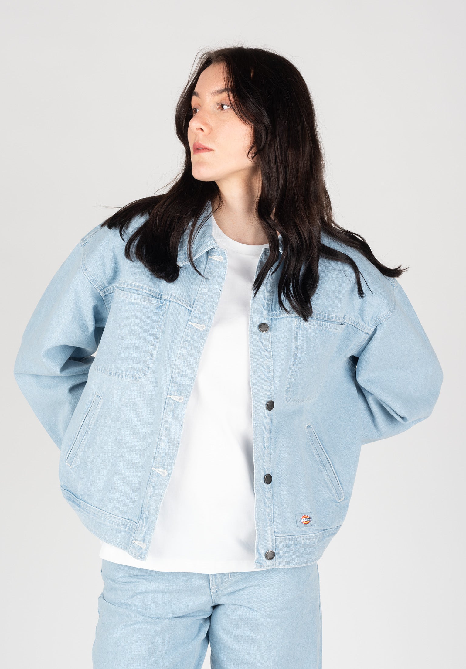 Dickies denim jacket womens best sale