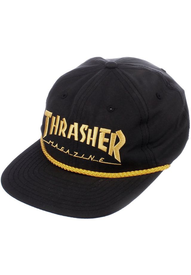 Rope Snapback black Vorderansicht