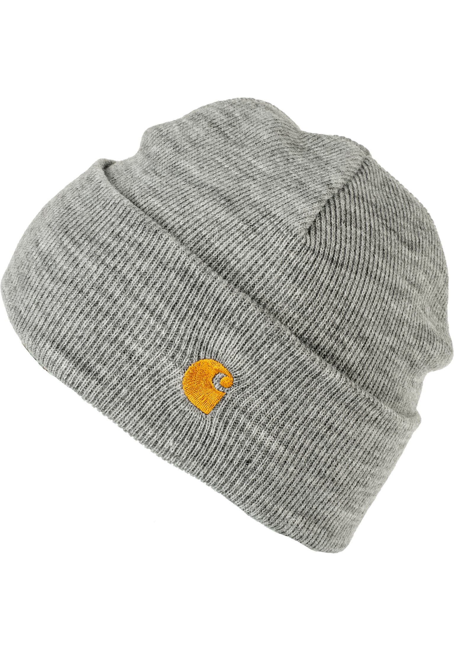 Chase Carhartt WIP Beanie in greyheather gold for c TITUS