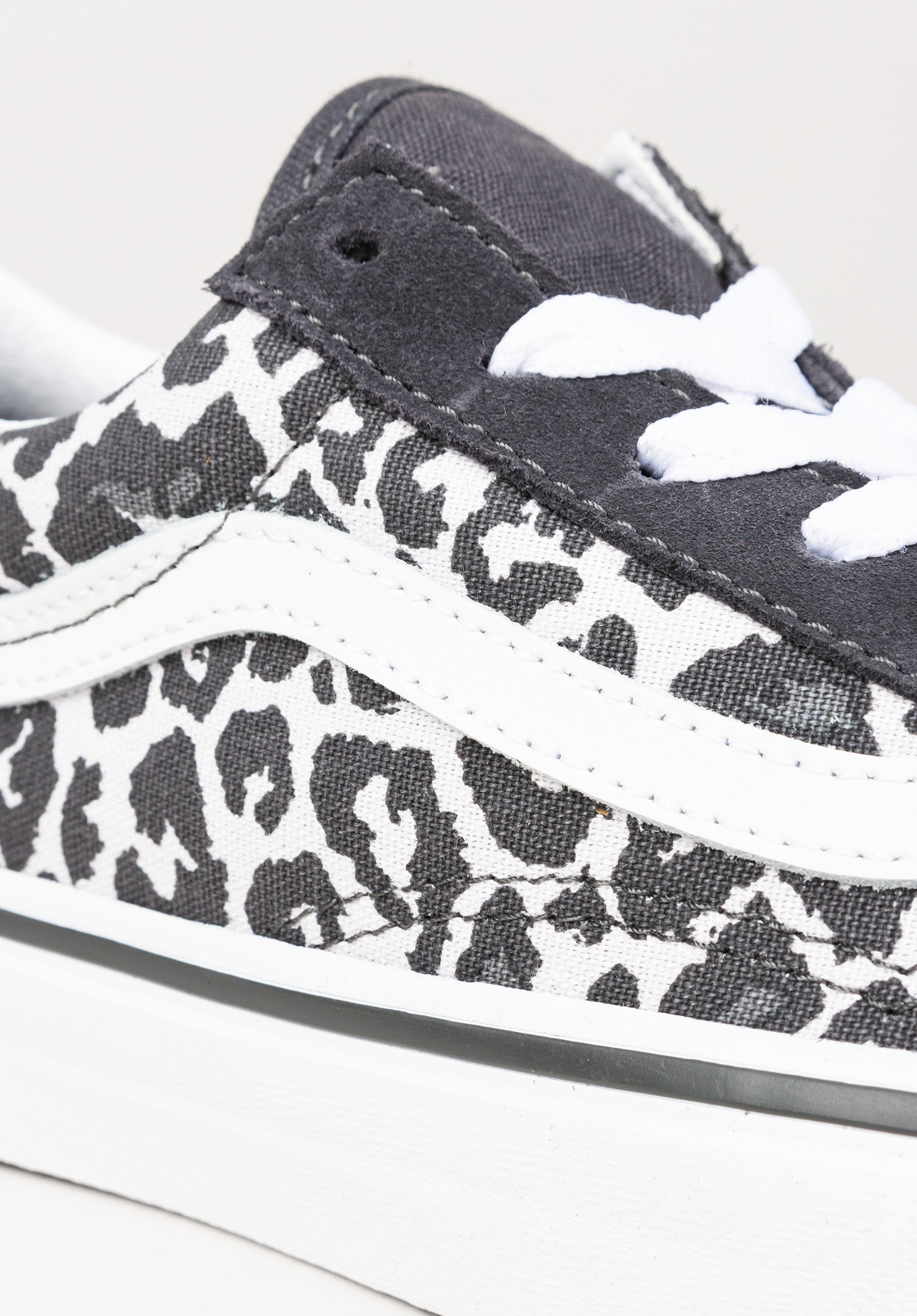 Grey and leopard print cheap vans